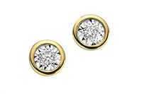 Orecchini Donna Oro Donna in Oro giallo Diamante 0.04 Ct DHOL7386 - DHOL7386